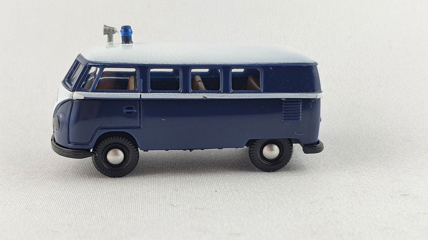 Brekina 1289 VW T1 "Verkehrspolizei Berlin" mit Lautsprecher neue Version OVP (Bre1289)
