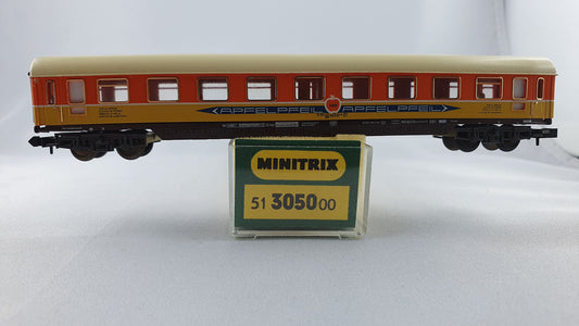Minitrix 51 3050 00 DB Speisewagen "Apfelpfeil" OVP (DP229)