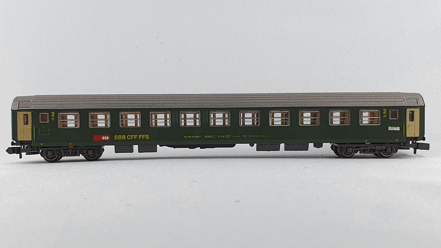 Hobbytrain 20003 SBB Abteilwagen 2. Kl. OVP (E3295)