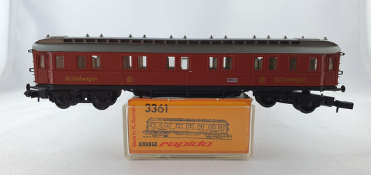 Arnold 3361 Voiture-lits Mitropa emballage d'origine (DP249) 