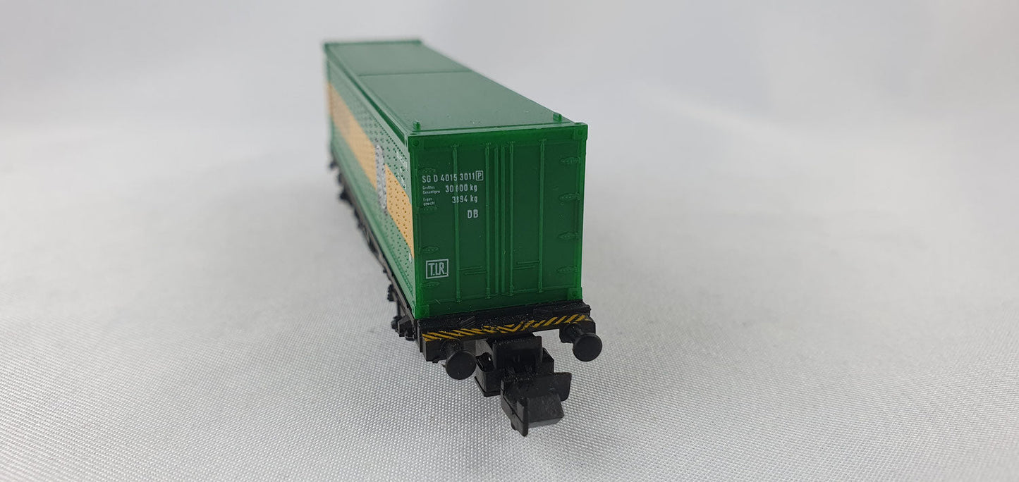 Fleischmann 8245 DB Container Tragwagen "Schenker" (DG380)