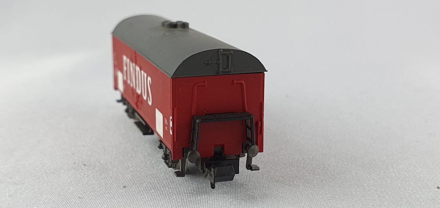 Rivarossi 9314 SJ Kühlwagen "FINDUS" rot OVP (E6908)