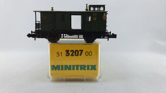 Minitrix 51 3207 00 DRG Gepäckwagen mit Beleuchtung OVP (DP143)