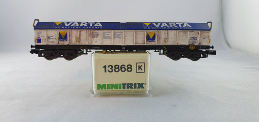 Minitrix 13868 DB Schiebewandwagen "VARTA" gealtert OVP (FLG4)