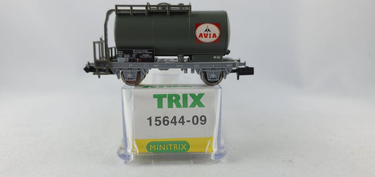 Minitrix 15644-09 SBB Kesselwagen olivgrau "AVIA" OVP (DG532)