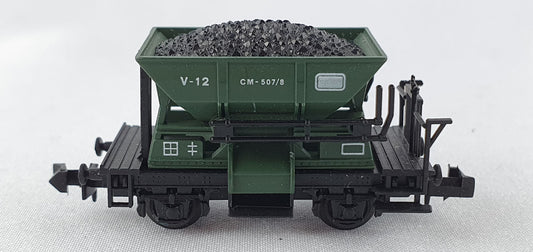 Ibertren 462 Renfe ballast wagon green with load (DG697)