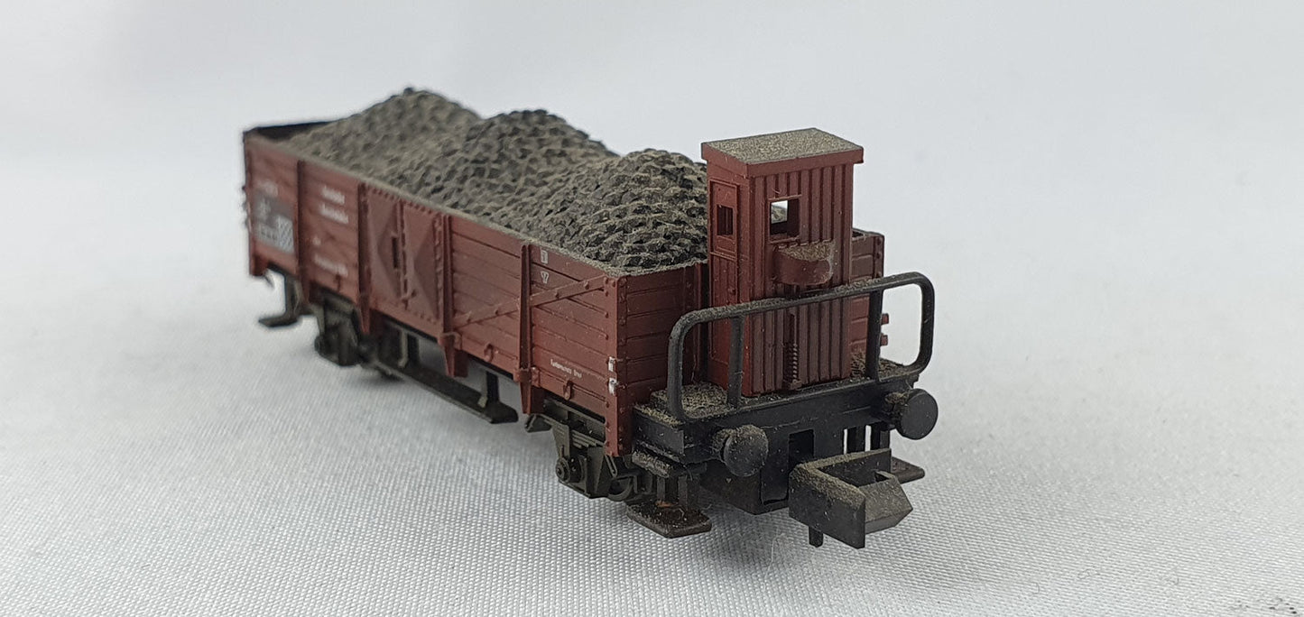 Arnold 4412 DRG off. Güterwagen mit Brh OVP (E1560)