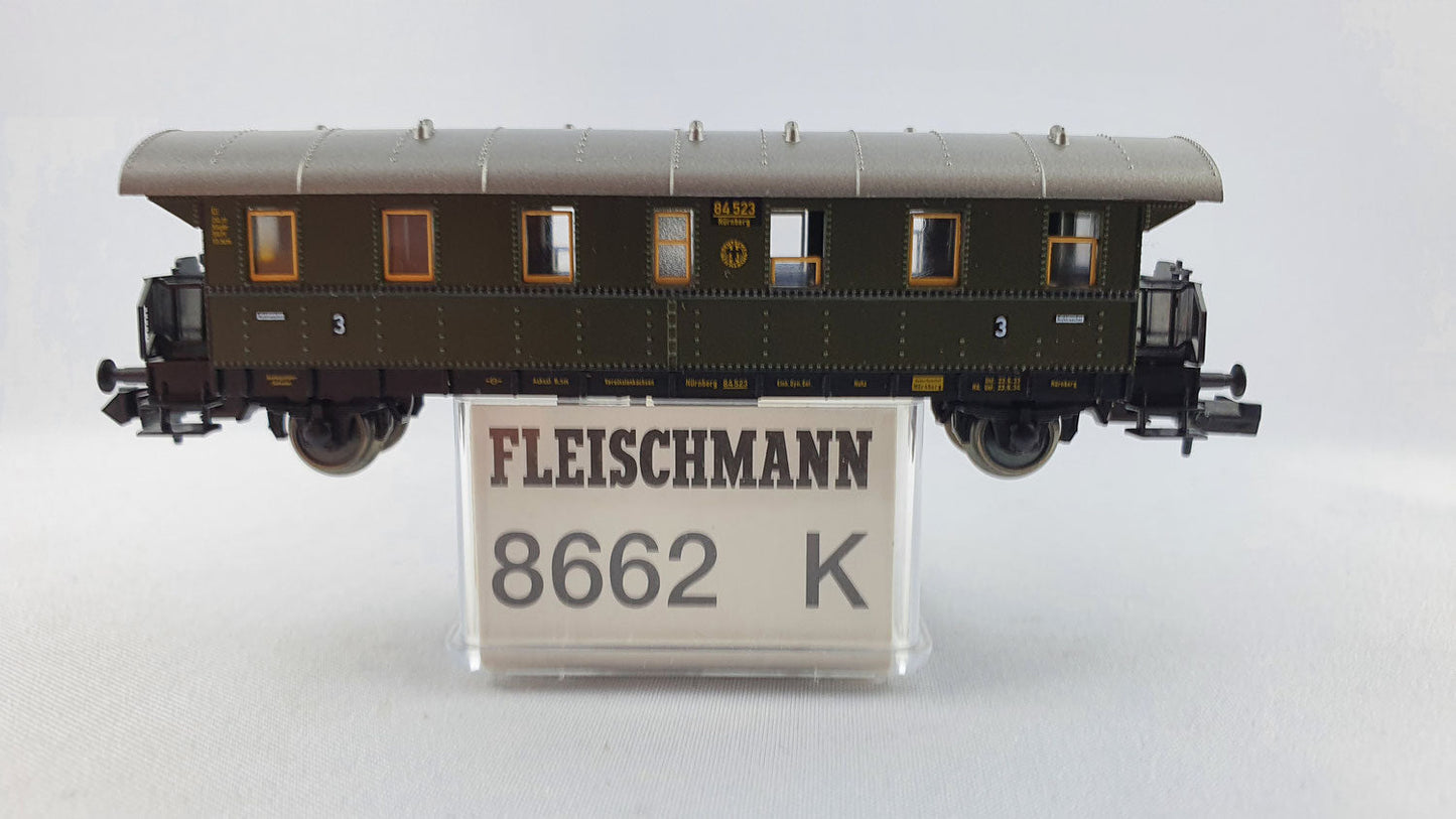 Fleischmann 8662 K DRG Personenwagen 3. Kl. OVP (DP117)