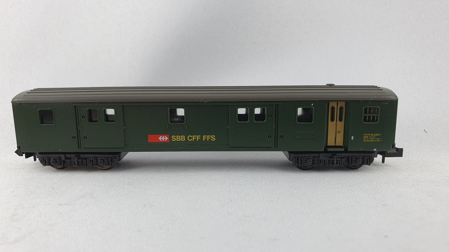 Minitrix 13362 SBB Gepäckwagen OVP (DP193)