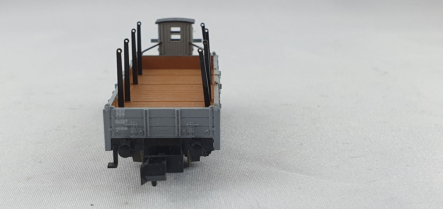 Minitrix 13292 SBB Wagon plat "Jean Mesmer" OVP (AGW7)