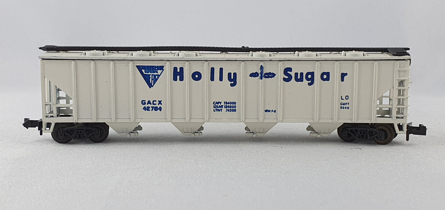 Minitrix 51 3137 00 GACX Covered Hopper 52 foot "HOLLY SUGAR" (DG562)