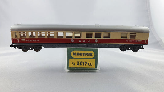 Minitrix 51 3017 00 DSG Speisewagen OVP (E5930)