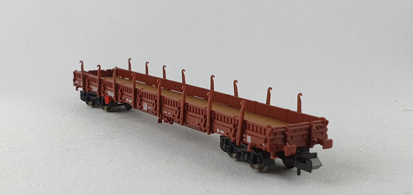Fleischmann 8288 K DR Flatcar with Side Boards and Stakes, Original Packaging (DG441)