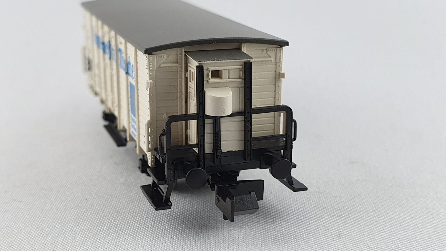 Fleischmann 828346 DB Kühlwagen "Augustiner Bräu München" mit Bremserhaus "Exklusivmodell 2002" OVP (DG270)