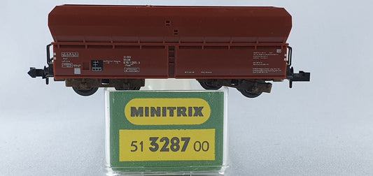 Minitrix 51 3287 00 DB self-unloading hopper car, original packaging (E6913) 