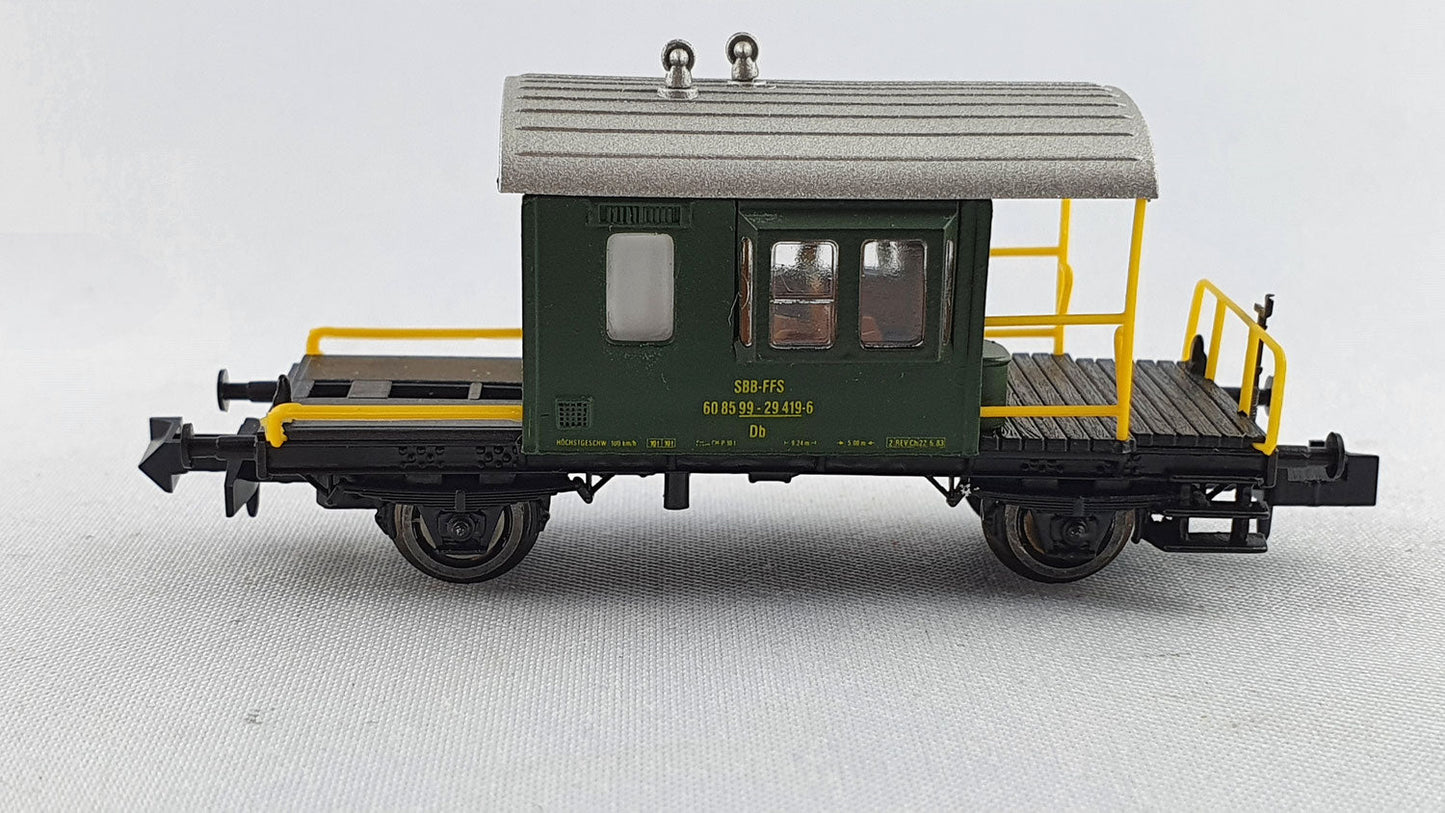 Hobbytrain 31031 SBB Zugbegleitwagen "Sputnik" OVP (E7128)