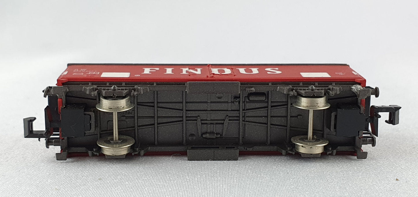 Rivarossi 9314 SJ Kühlwagen "FINDUS" rot OVP (E6908)