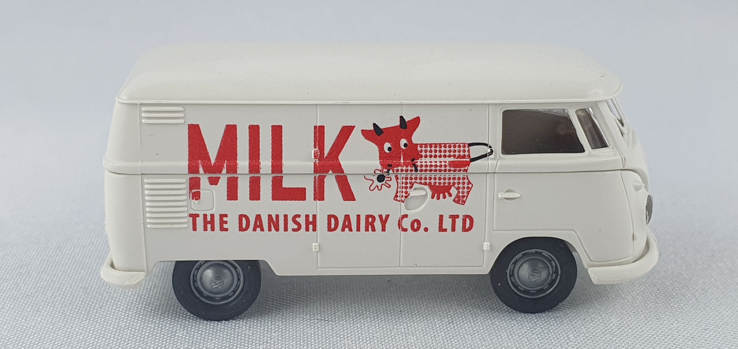Brekina 1428 VW T1 Danish Milk OVP (Bre1428) DK-Modell