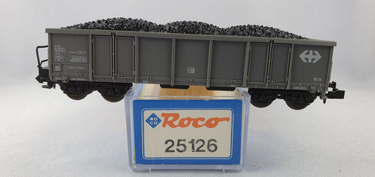 Roco 25126 SBB off. Güterwagen mit Kohle (DG787)