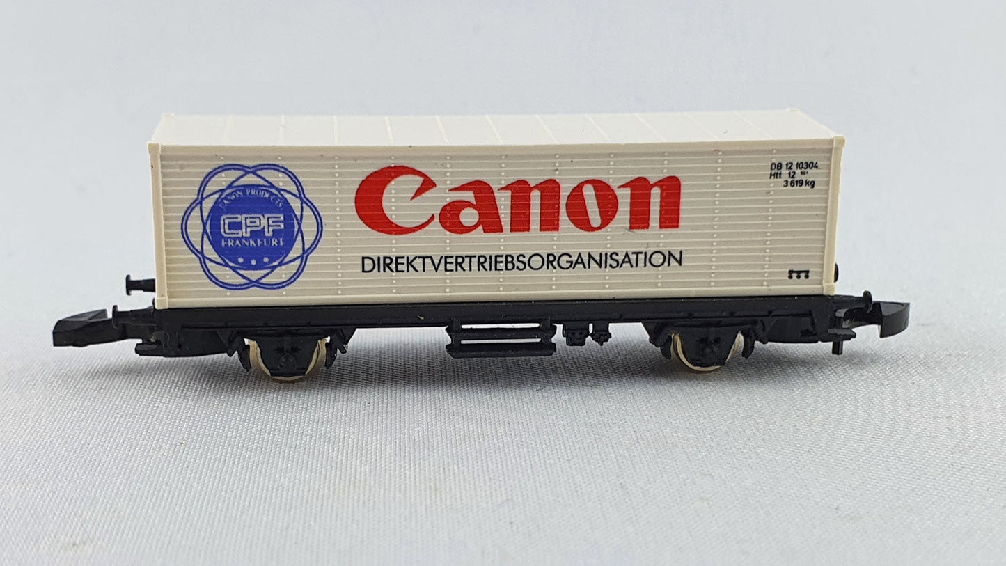 Märklin 8615 DB Containerwagen "Canon" OVP (EZW2)