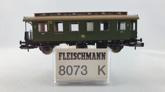 Fleischmann 8073 K DB Personenwagen 3-achsig 2. Kl. mit Traglastabteil OVP (DP112)