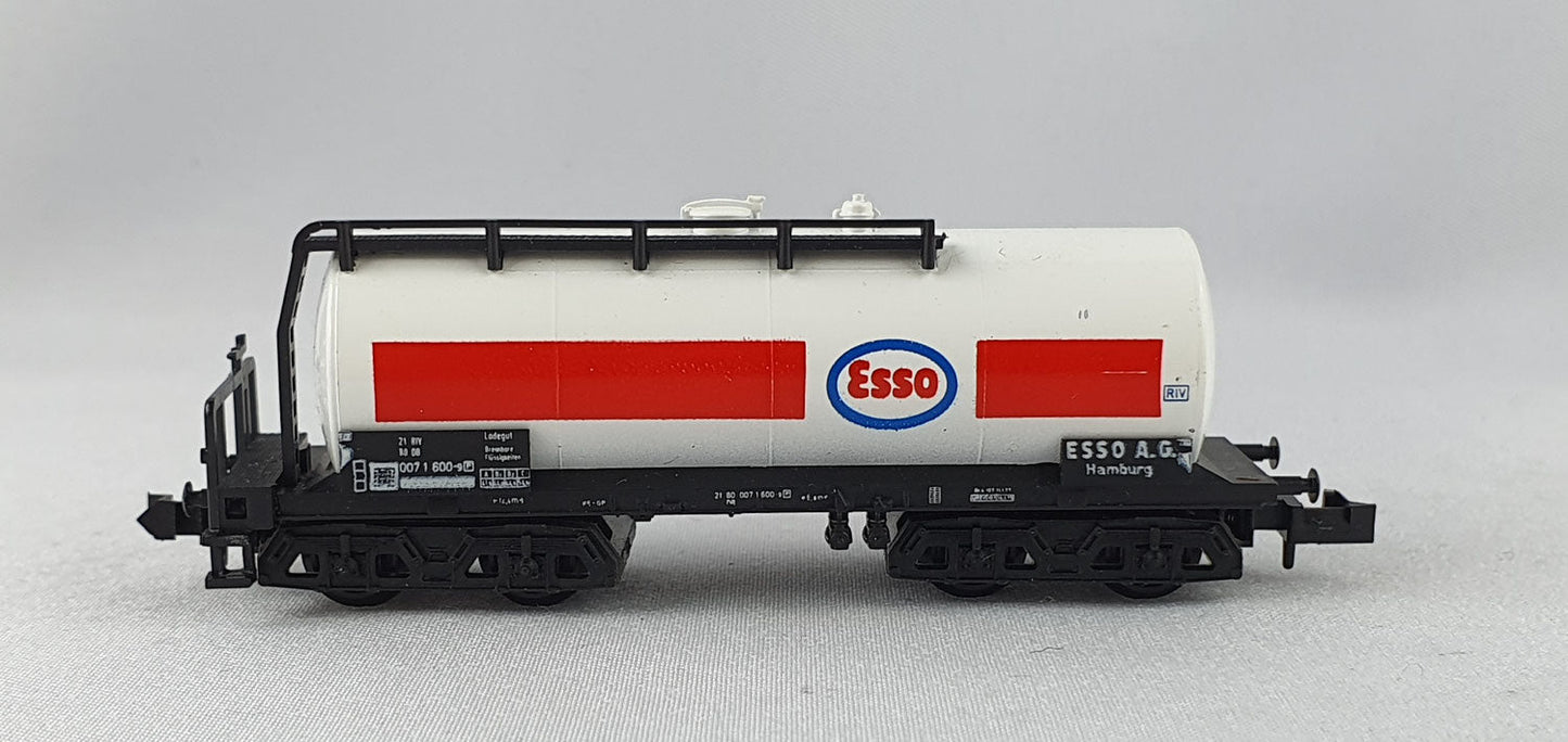 Minitrix 51 3552 00 DB Kesselwagen "Esso" 4-achsig OVP (DG297)