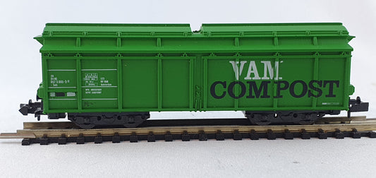 Roco 2366B NS Müllkippwagen "VAMORA Compost" grün (DG779)