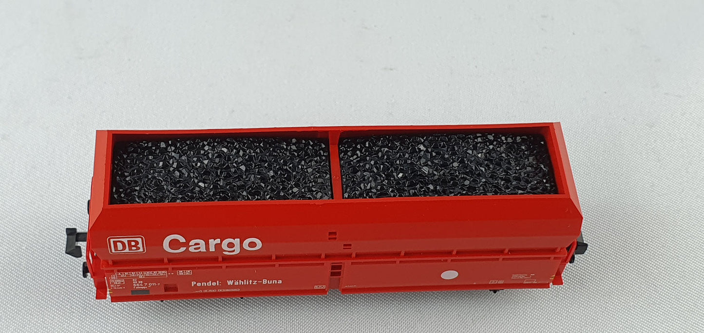 Minitrix 13903 DB Selbstentladewagen "DB Cargo Pendel Wöhlitz-Buna" OVP (DG355)