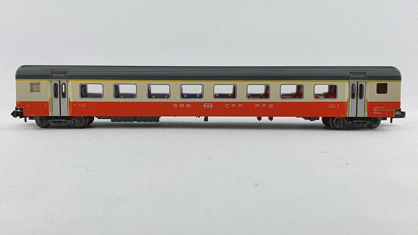 Minitrix 51 3146 00 SBB Swiss Express Wagen 1. Kl. OVP (15)