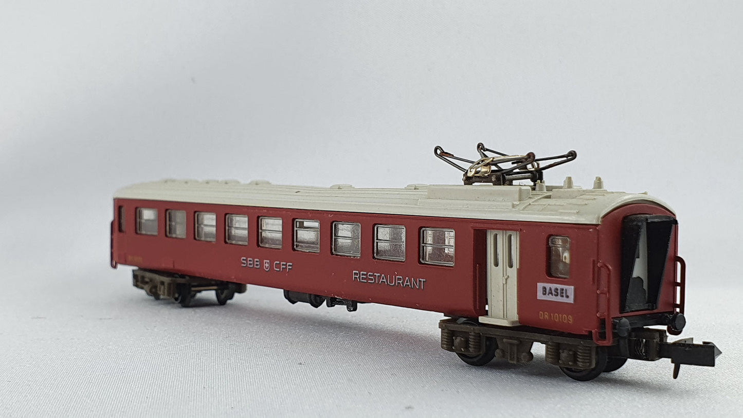 Arnold 3740 SBB dining car with pantograph OVP (E6966) 