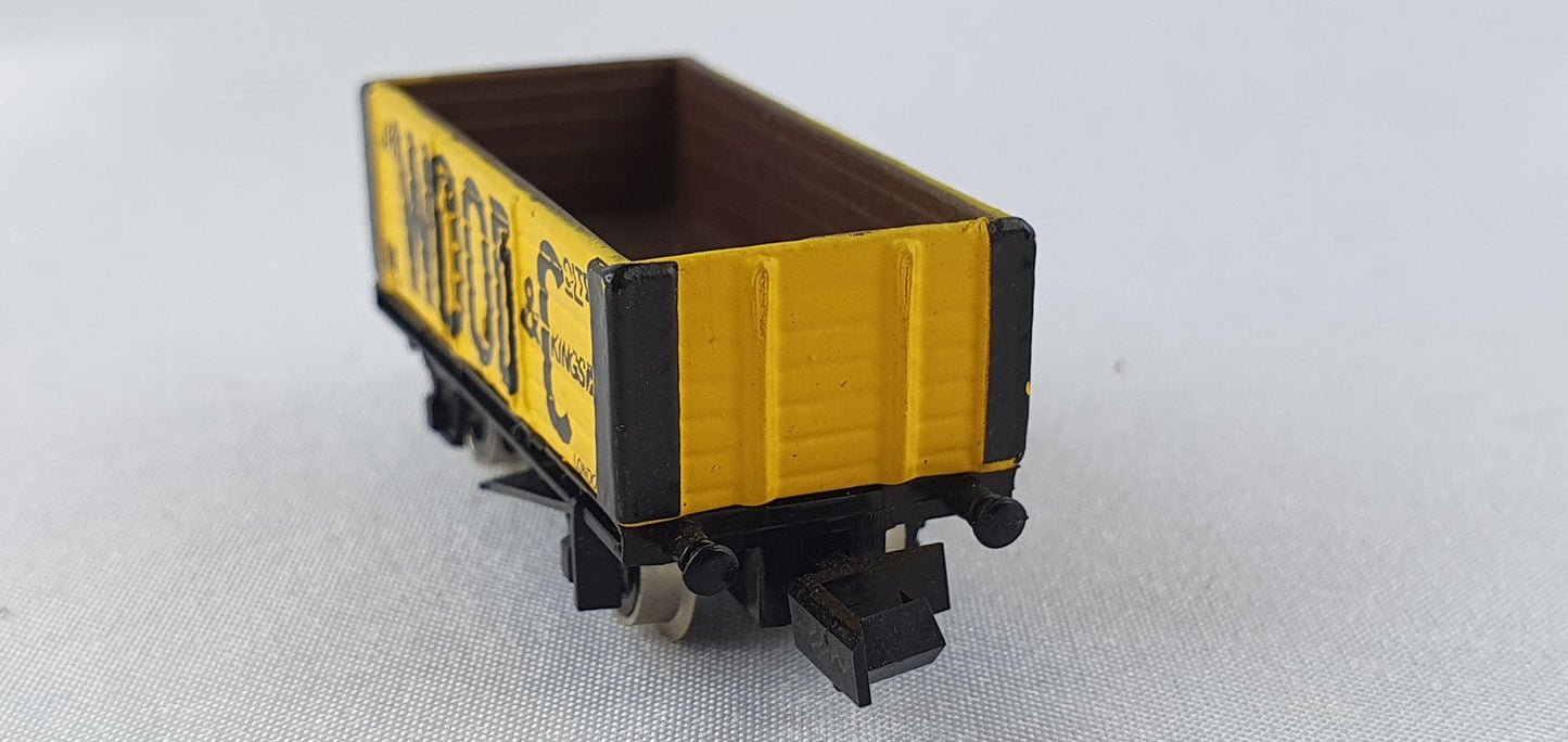 Graham Farish 2116 BR Hochbordwagen kurz "JR Wood & Co. Ltd" (DG708)