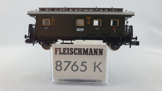 Fleischmann 8765 K DRG Personenwagen 3. Kl. mit Gepäckabteil OVP (DP119)