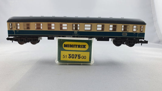 Minitrix 51 3075 00 DB Schnellzugwagen 2. Kl. OVP (DP154)