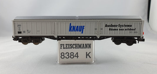 Fleischmann 8384 K DB large sliding wall wagon "Knauf" OVP (DG444) 