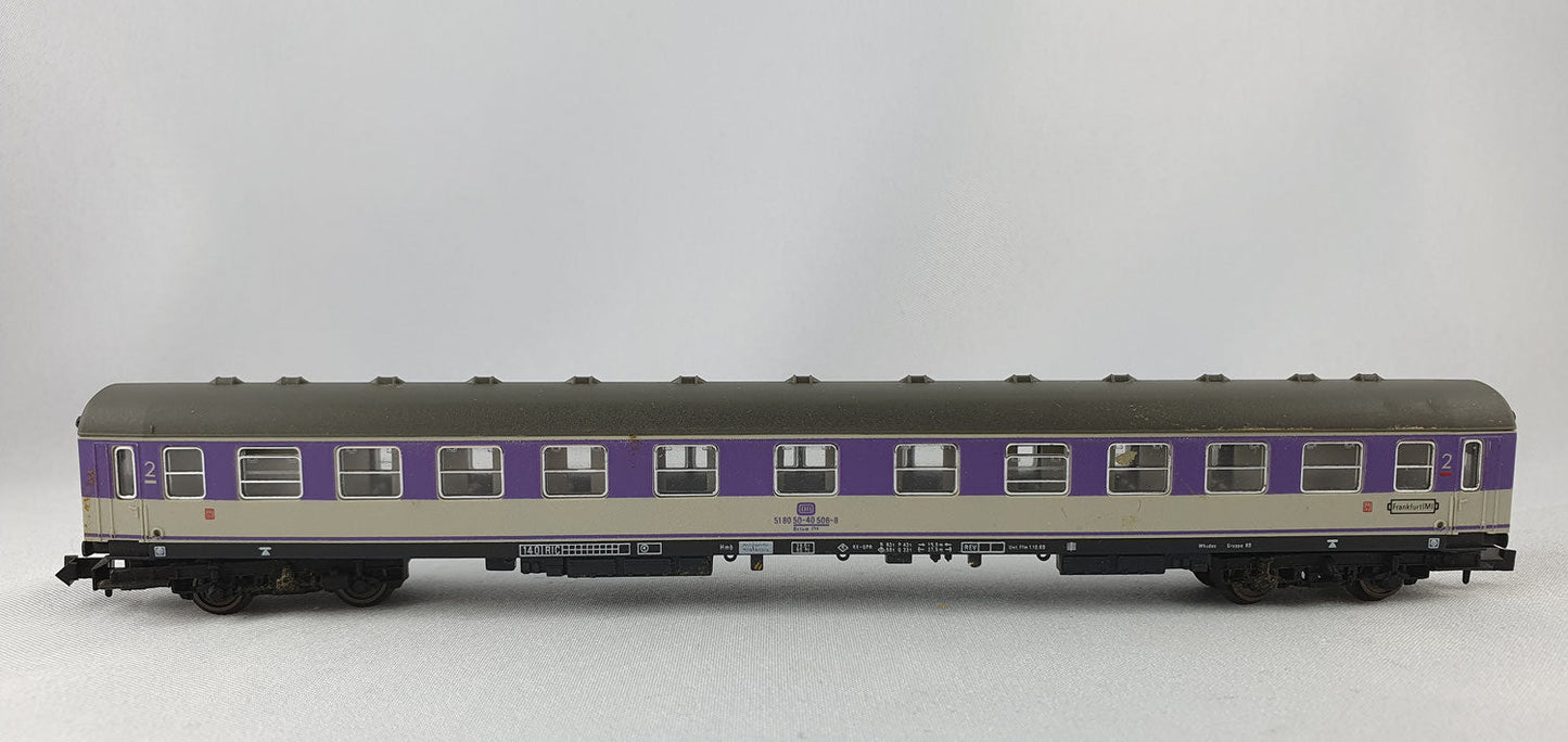 Fleischmann 8117 DB Liegewagen 2. Kl. lila Pop Wagen (DP274)