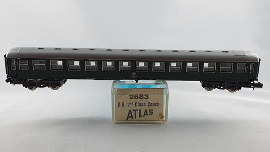 Voiture de train express DB Atlas 2683, 2e classe, emballage d'origine (DP66) 