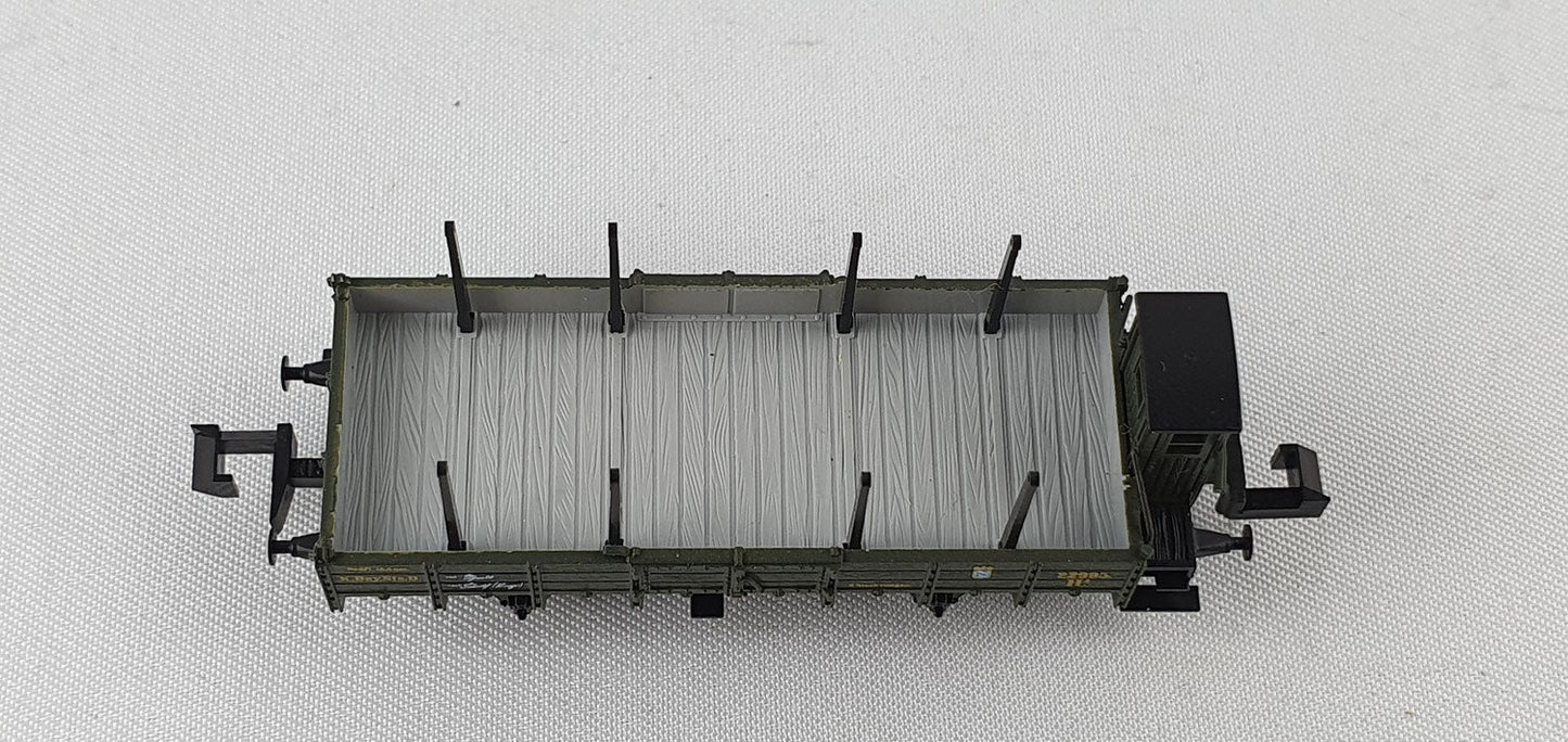 Minitrix 13233 K.Bay.Sts.B Niederbordwagen mit Bremserhaus OVP (DG302)