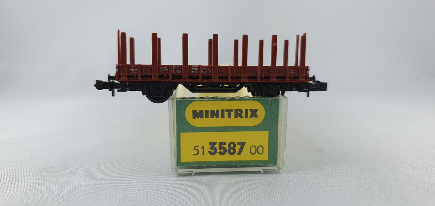 Minitrix 51 3587 00 DB Rungenwagen OVP (WG19)