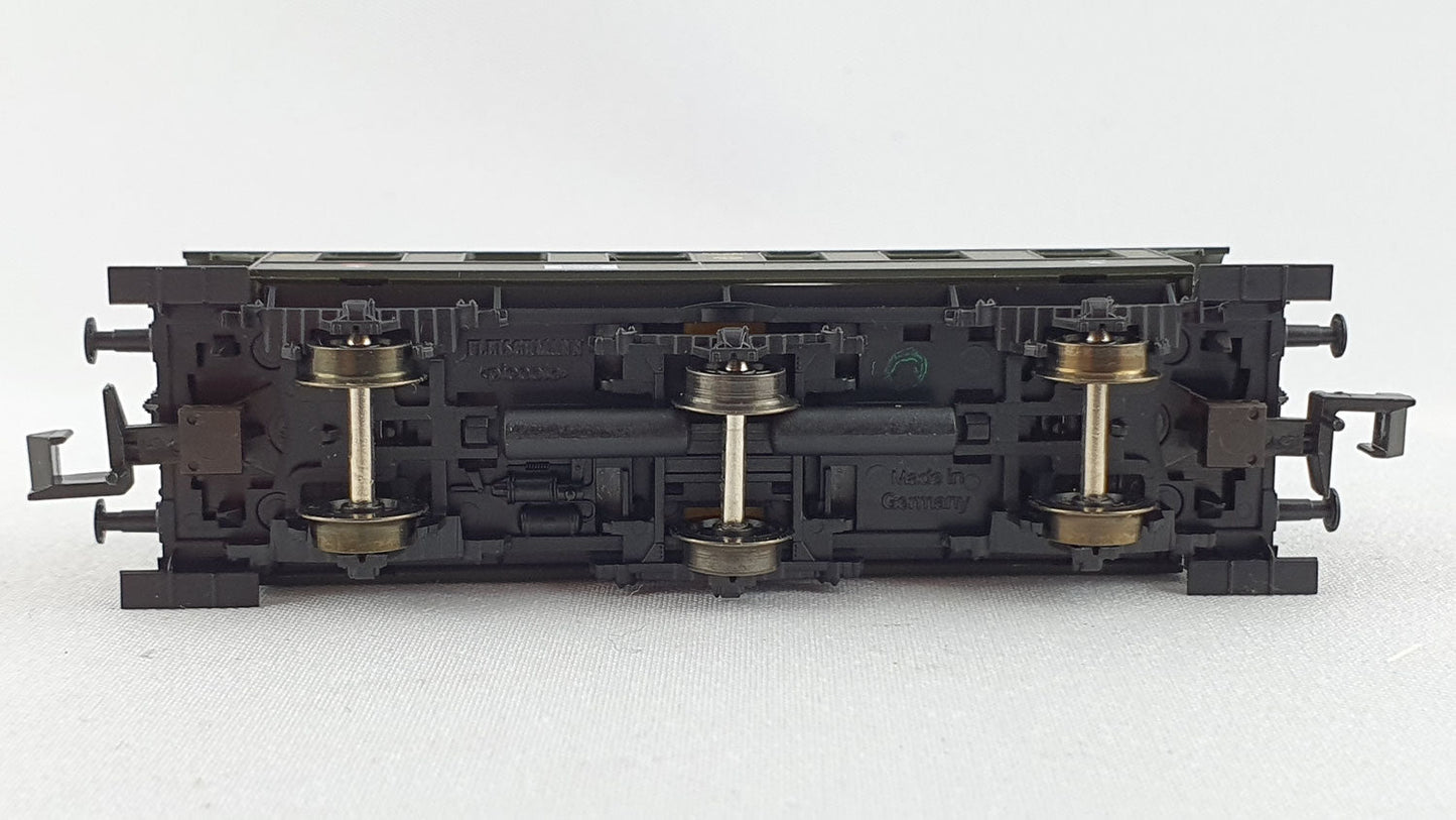 Fleischmann 8875 K DRG passenger car 4th class with load compartment with spoked wheels RARITY OVP (DP123) 