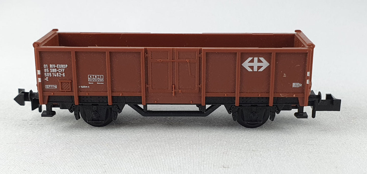 Minitrix 51 3585 00 SBB offener Güterwagen mit Logo OVP (WG31)