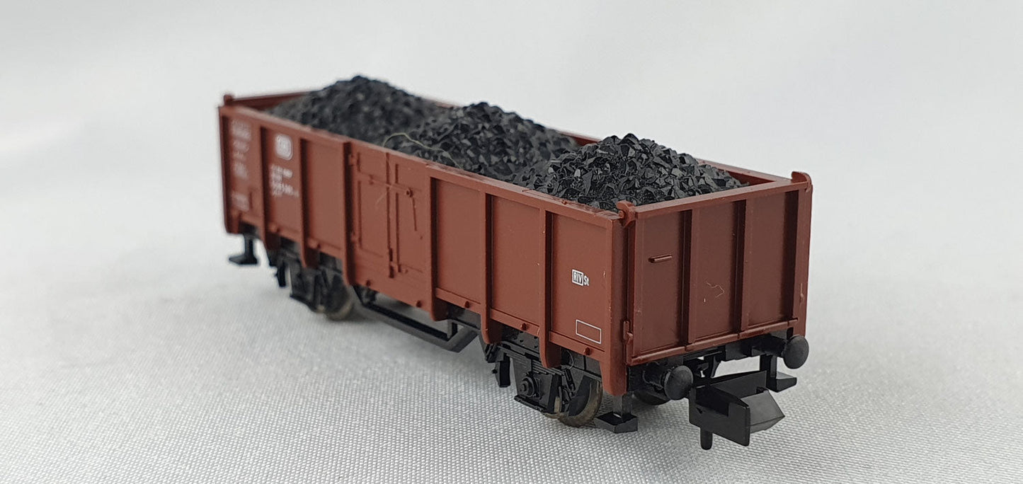Minitrix 13924 DB off. Güterwagen beladen mit Kohle OVP (DG357)