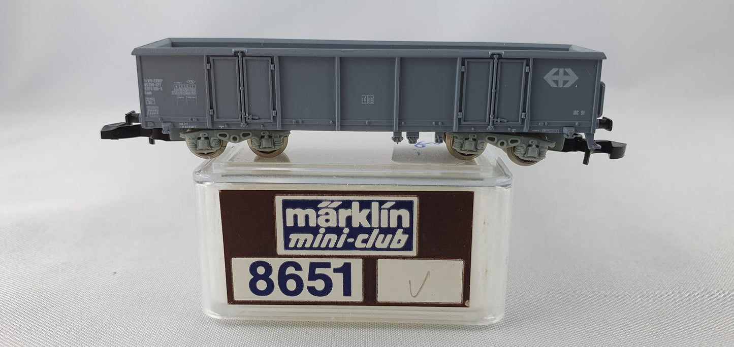 Märklin 8651 SBB off. Güterwagen grau OVP (EZW41)