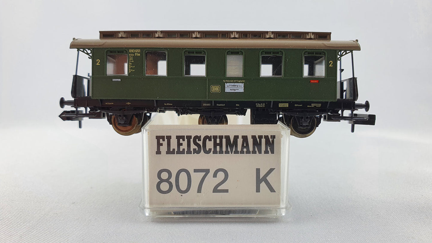 Fleischmann 8072 K DB Personenwagen 3-achsig 2. Kl. OVP (DP111)