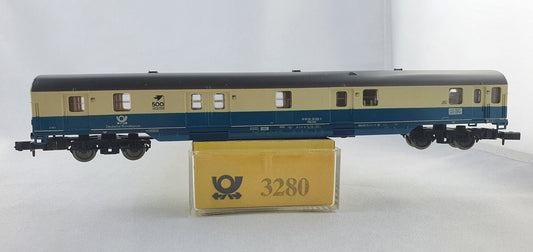 Arnold 3280 DBP Bahnpostwagen türkis/beige "500 Jahre Post" OVP (DP332)