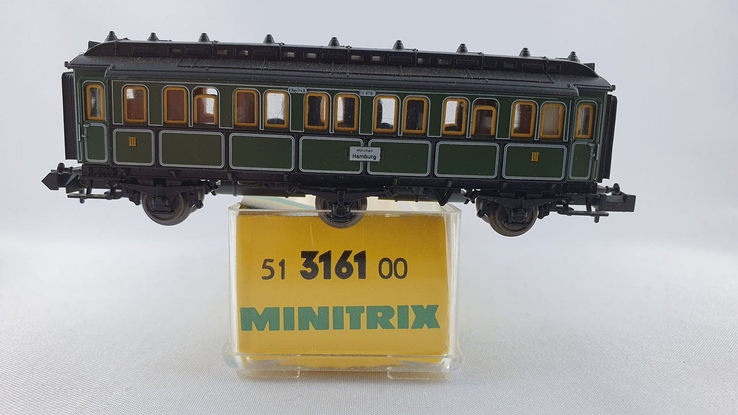 Minitrix 51 3161 K.Bay.Sts. B. 3-achsig OVP (DP170)