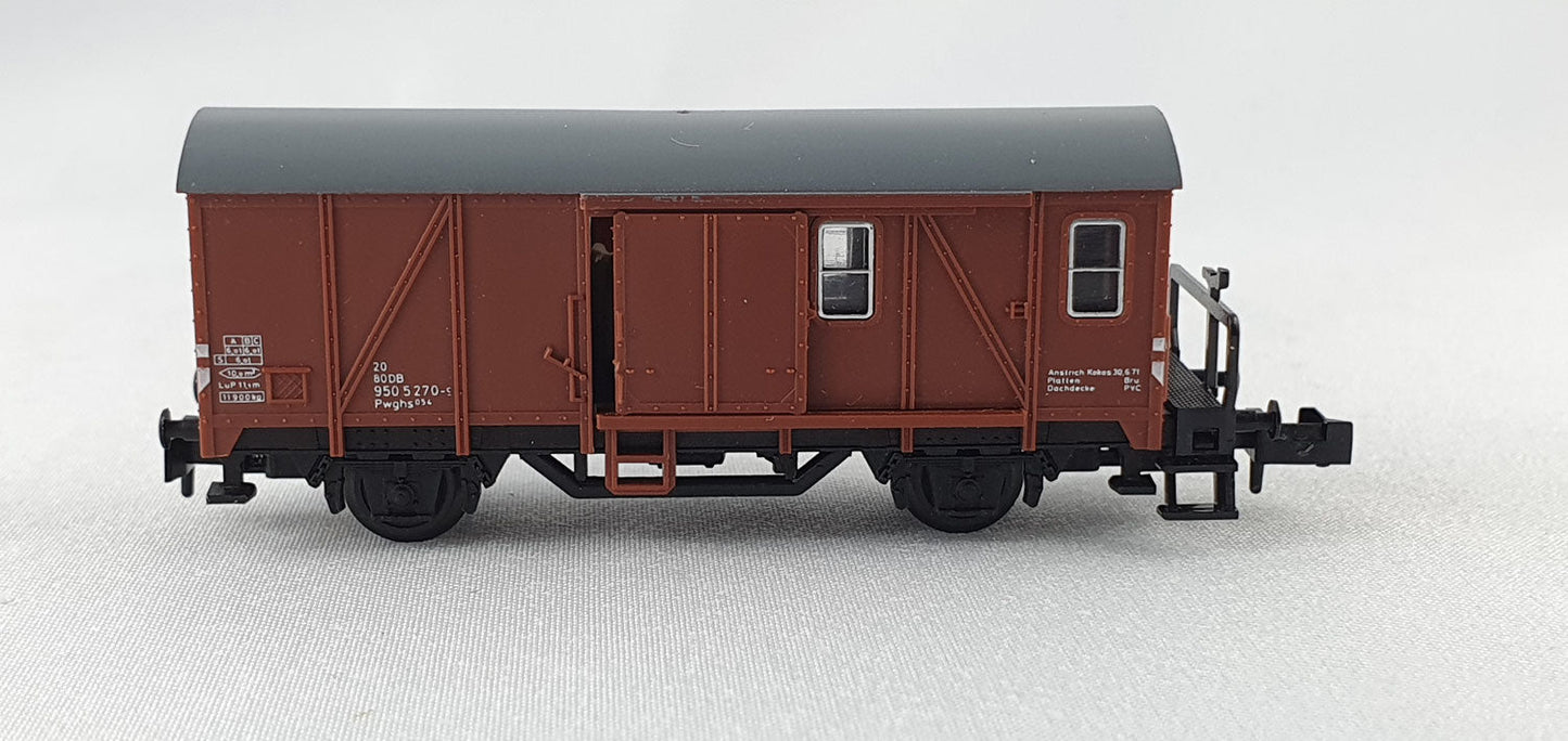 Minitrix 13500 DB Güterzugs-Begleitwagen (DG433)