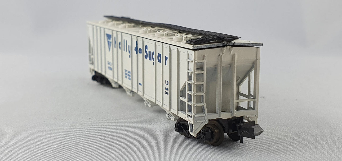 Minitrix 51 3137 00 GACX Covered Hopper 52 foot "HOLLY SUGAR" (DG562)