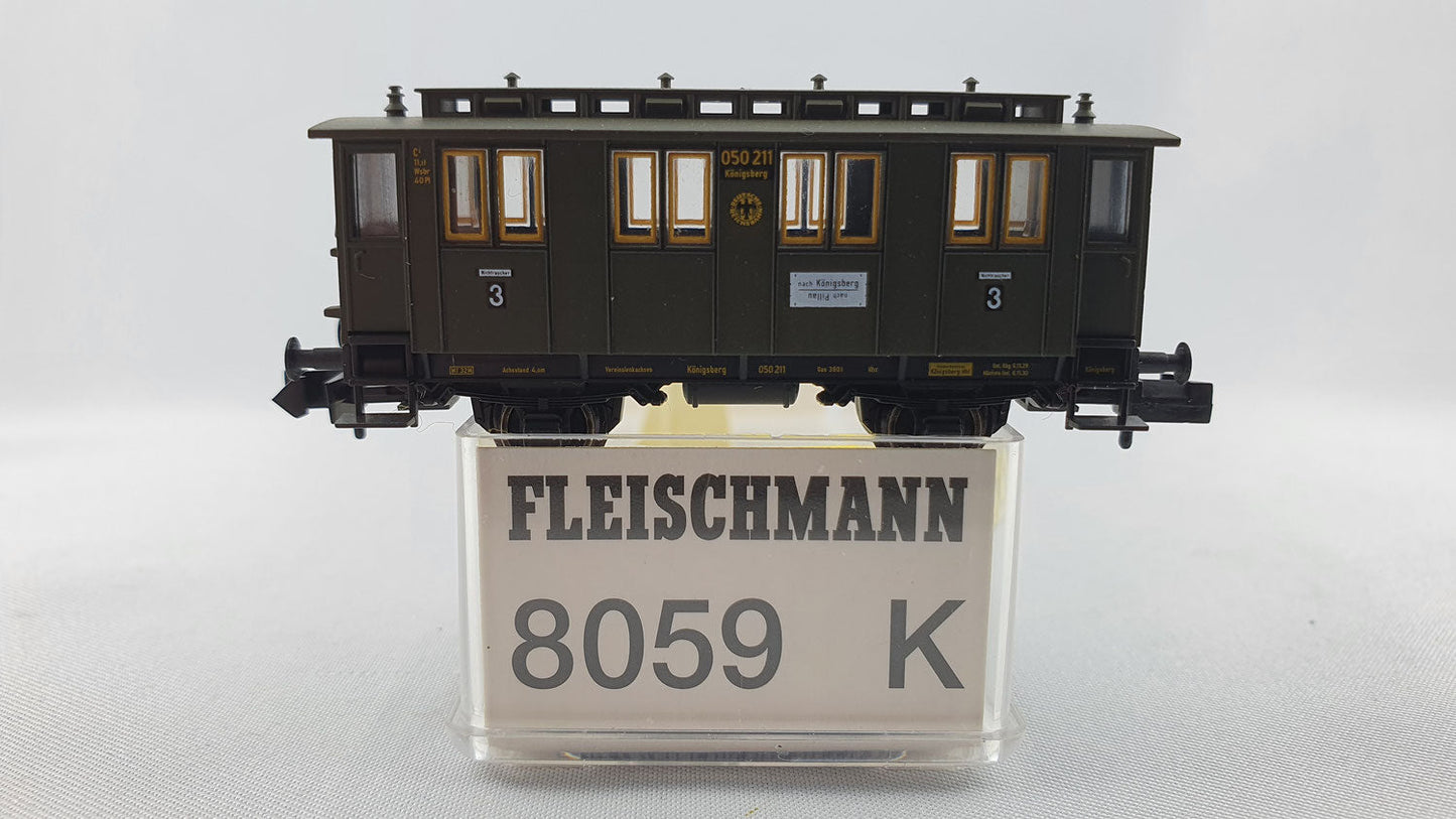 Fleischmann 8059 K DRG Personenwagen 3. Kl. OVP (DP101)