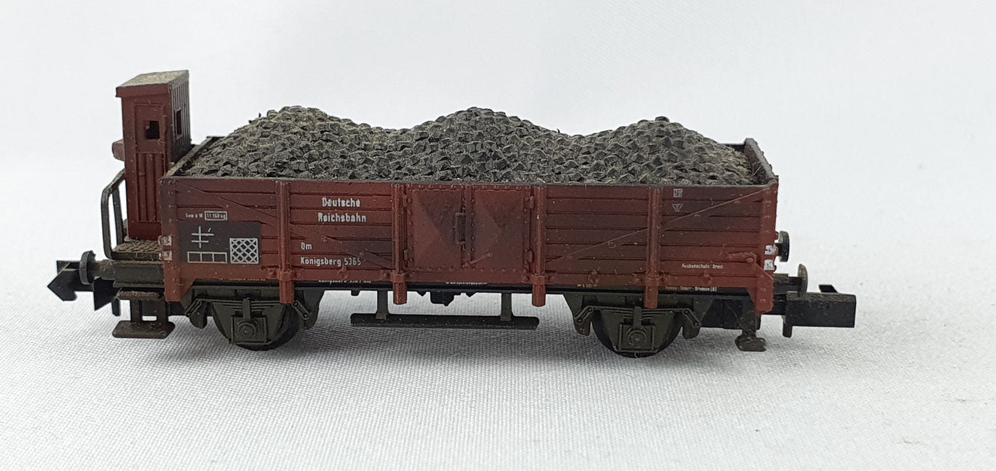 Arnold 4412 DRG off. Güterwagen mit Brh OVP (E1560)