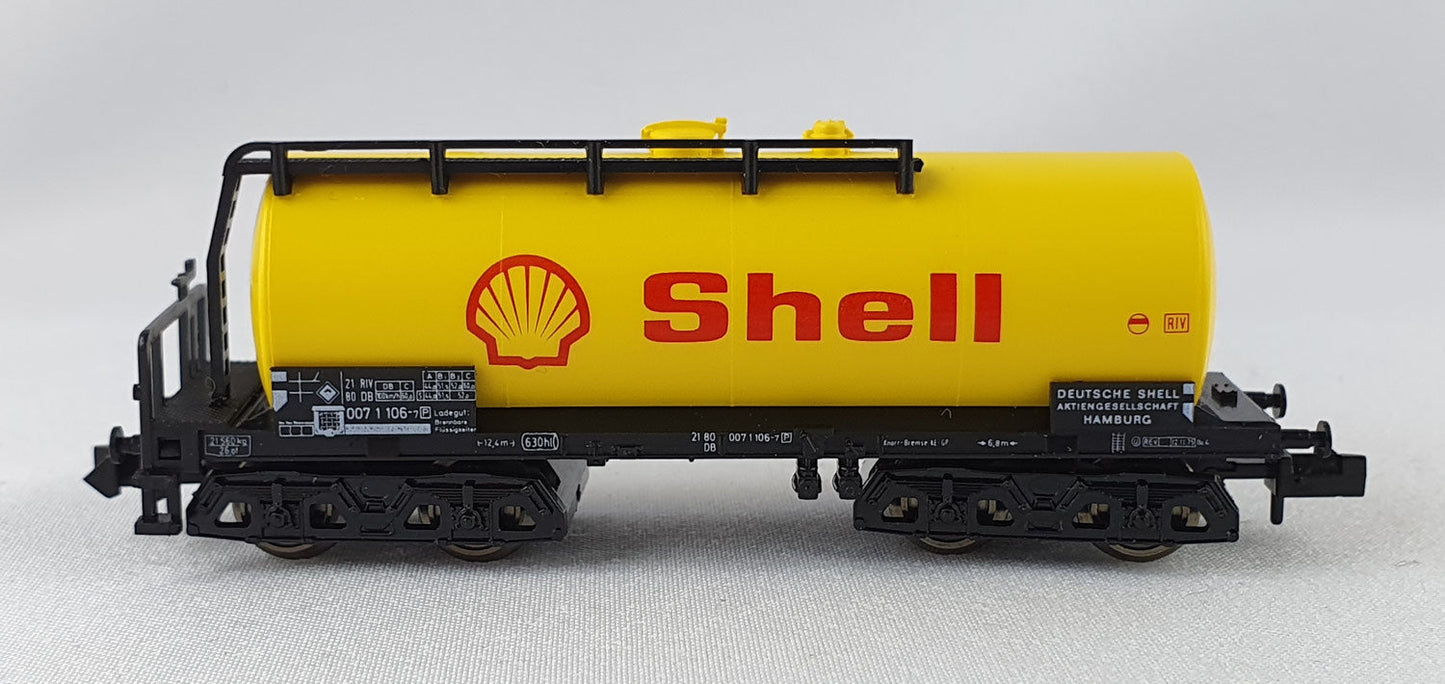 Minitrix 13993 DB Kesselwagen "Shell" 4-achsig OVP (DG281)